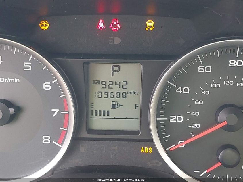 2013 Subaru Xv Crosstrek 2.0I Premium VIN: JF2GPACC6D2207347 Lot: 43214651