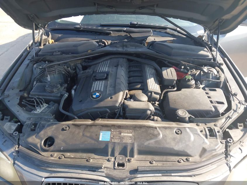 2008 BMW 528Xi VIN: WBANV13578CZ56166 Lot: 43214653