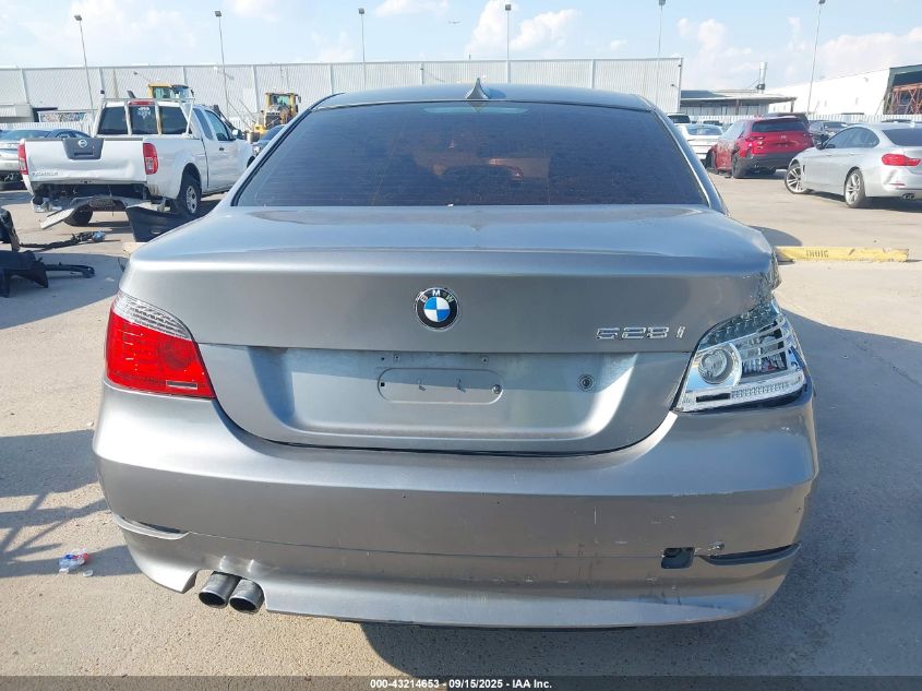 2008 BMW 528Xi VIN: WBANV13578CZ56166 Lot: 43214653