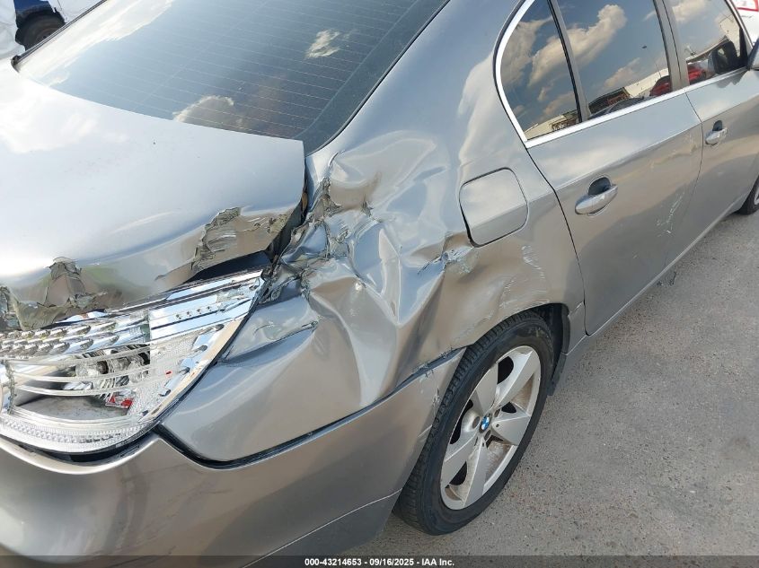 2008 BMW 528Xi VIN: WBANV13578CZ56166 Lot: 43214653