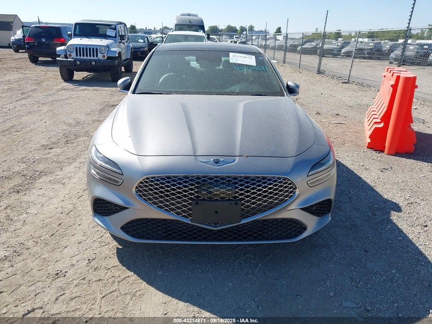 2022 Genesis G70 2.0T Awd VIN: KMTG34TA0NU098594 Lot: 43214671