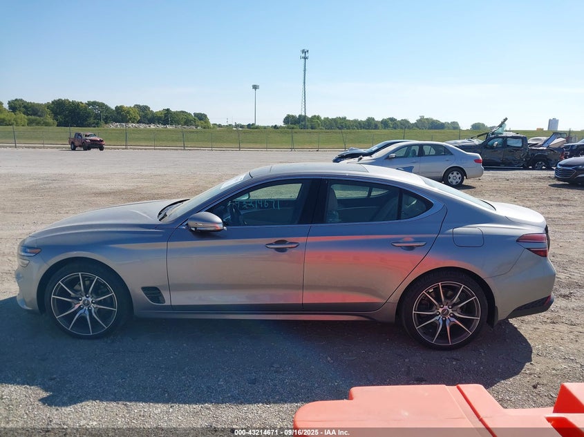 2022 Genesis G70 2.0T Awd VIN: KMTG34TA0NU098594 Lot: 43214671