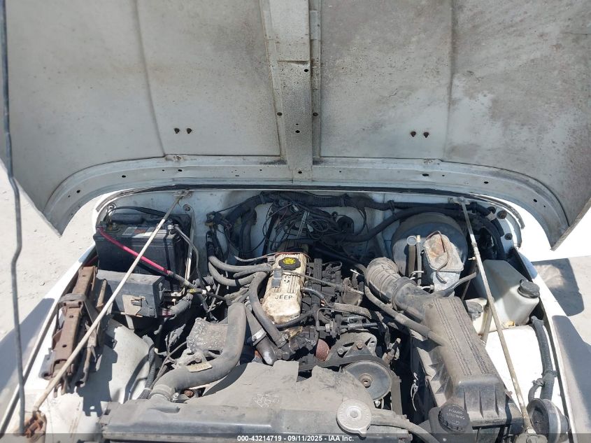 1994 Jeep Wrangler / Yj S VIN: 1J4FY19P1RP468987 Lot: 43214719