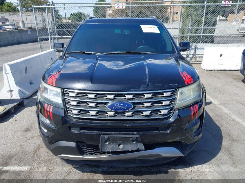 2016 Ford Explorer Xlt VIN: 1FM5K7D80GGD13880 Lot: 43214820