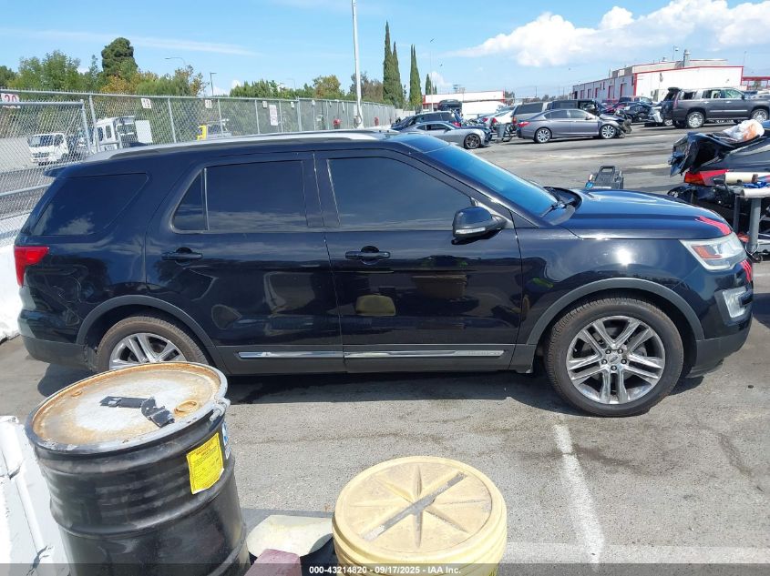 2016 Ford Explorer Xlt VIN: 1FM5K7D80GGD13880 Lot: 43214820