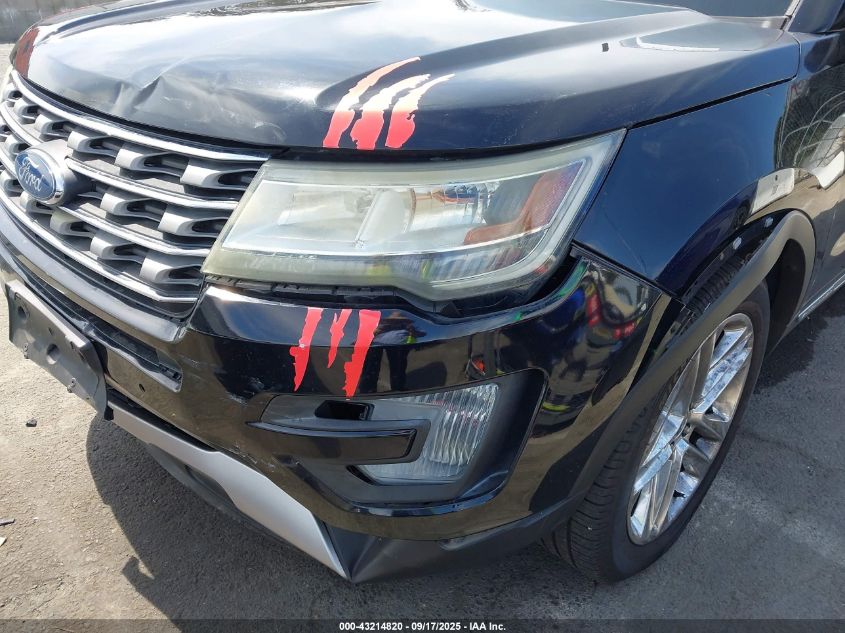 2016 Ford Explorer Xlt VIN: 1FM5K7D80GGD13880 Lot: 43214820