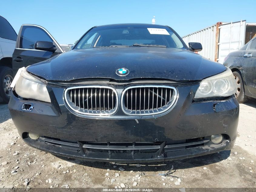 2007 BMW 525I VIN: WBANE53597CW66257 Lot: 43214848