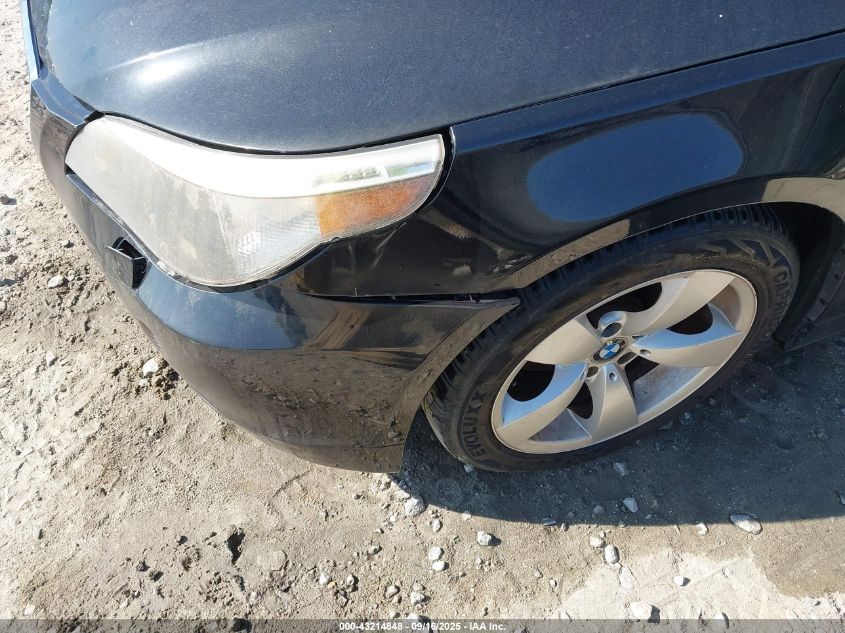 2007 BMW 525I VIN: WBANE53597CW66257 Lot: 43214848