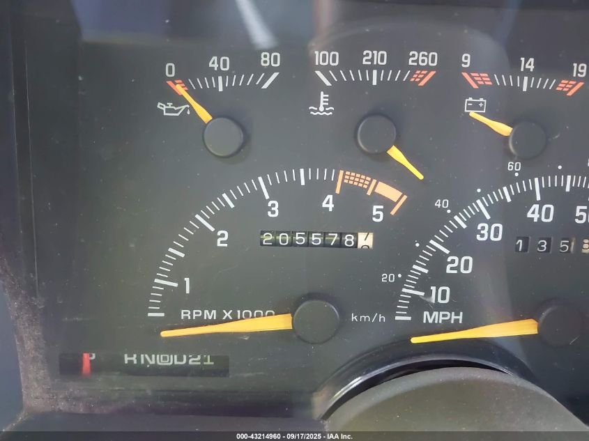 1994 Chevrolet Blazer K1500 VIN: 1GNEK18K3RJ411175 Lot: 43214960