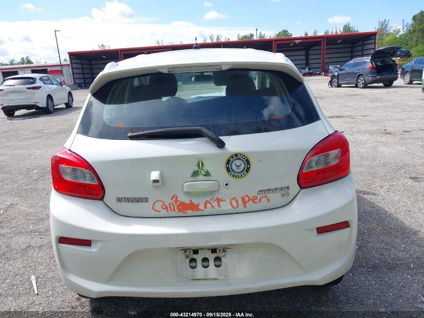 2019 Mitsubishi Mirage Se VIN: ML32A4HJ1KH006245 Lot: 43214970