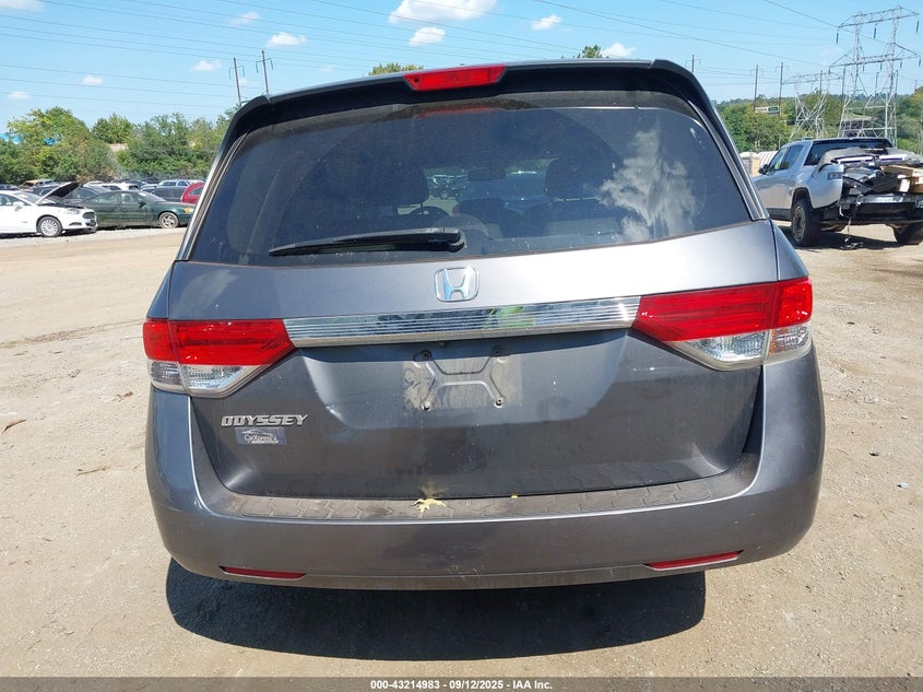 2016 Honda Odyssey Ex-L VIN: 5FNRL5H69GB114675 Lot: 43214983