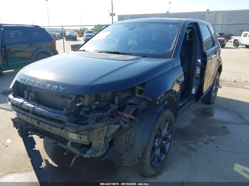 2019 Land Rover Discovery Sport Hse/Landmark Edition VIN: SALCR2FX4KH828729 Lot: 43215019