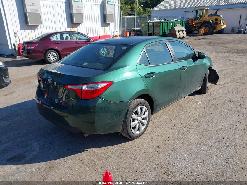 2015 TOYOTA COROLLA LE - 2T1BURHEXFC395353