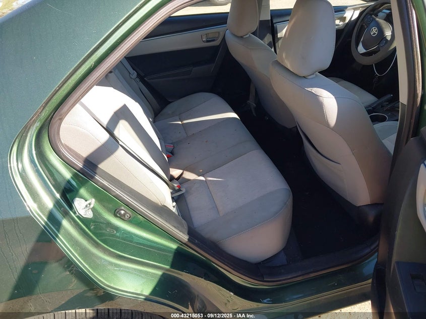 2015 TOYOTA COROLLA LE - 2T1BURHEXFC395353