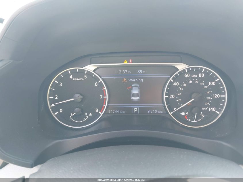 2022 Nissan Altima Sv Fwd VIN: 1N4BL4DV8NN338176 Lot: 43215064