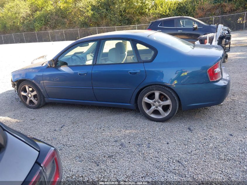2006 Subaru Legacy 2.5I/2.5I Limited VIN: 4S3BL626867208292 Lot: 43215115