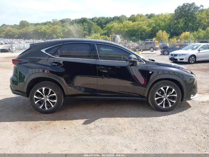 2015 Lexus Nx 200T F Sport VIN: JTJBARBZ8F2003177 Lot: 43215164