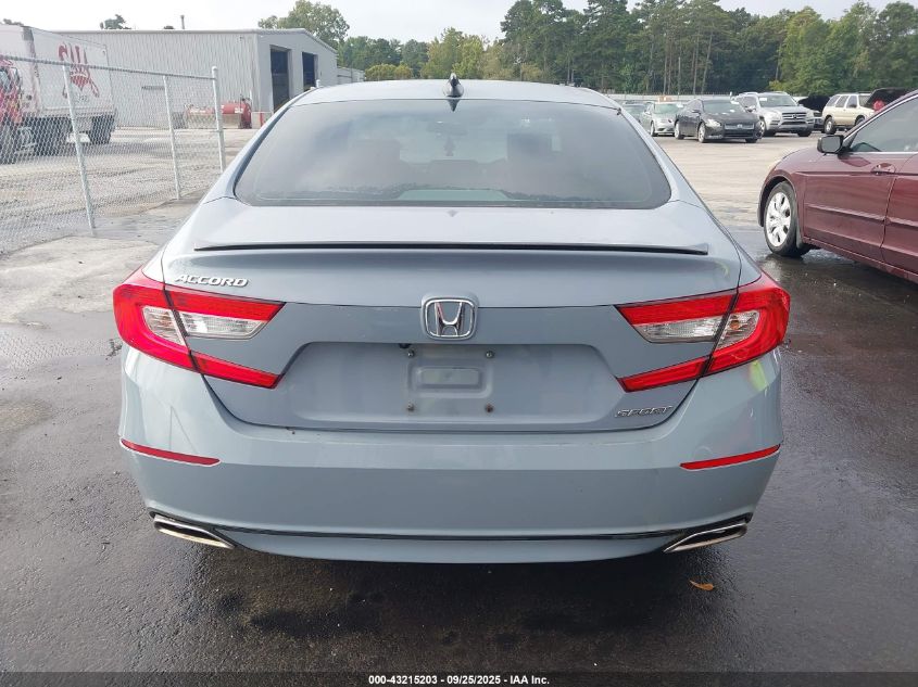 2022 Honda Accord Sport VIN: 1HGCV1F35NA030765 Lot: 43215203