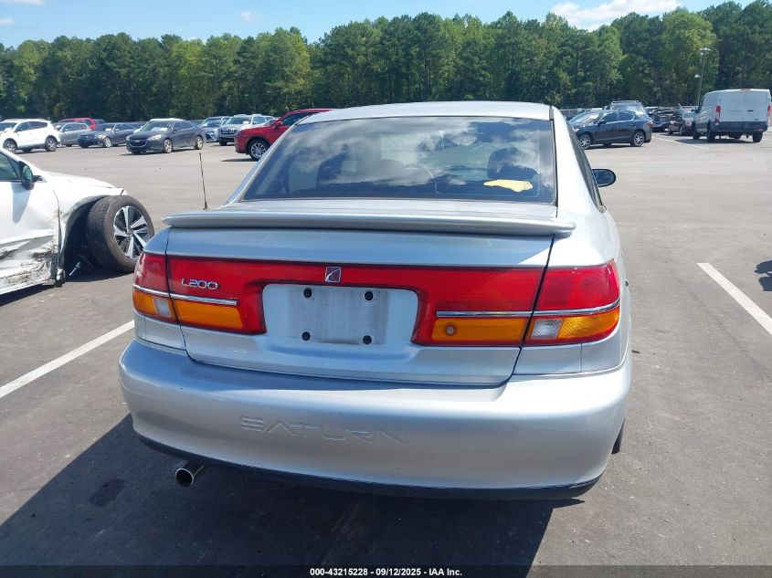 2002 Saturn L-Series L200 VIN: 1G8JU54F32Y521765 Lot: 43215228