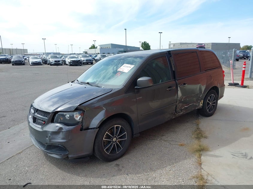 2017 Dodge Grand Caravan Se Plus grey van flexible 2C4RDGBG4HR680839 photo #3