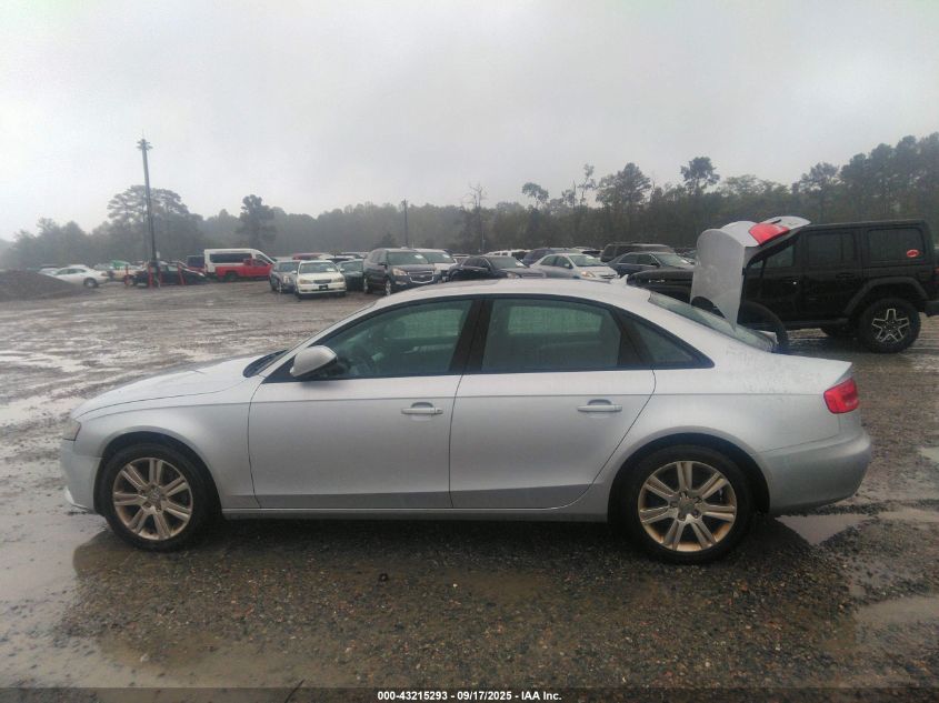 2010 Audi A4 2.0T Premium VIN: WAUAFAFL3AN052573 Lot: 43215293