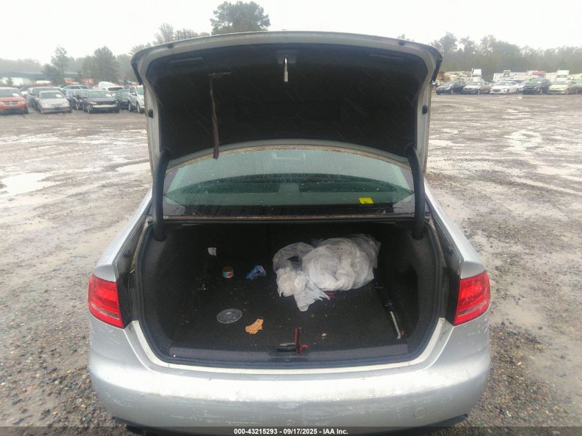 2010 Audi A4 2.0T Premium VIN: WAUAFAFL3AN052573 Lot: 43215293