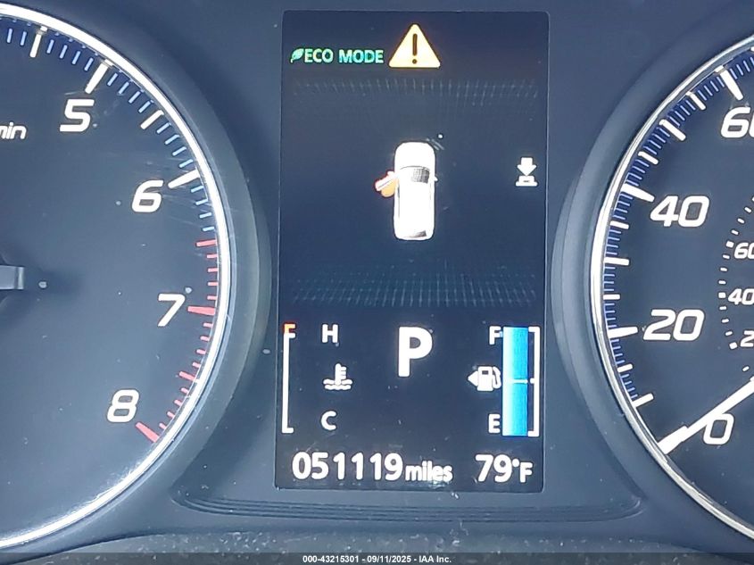 2019 Mitsubishi Outlander Se VIN: JA4AD3A33KZ046501 Lot: 43215301