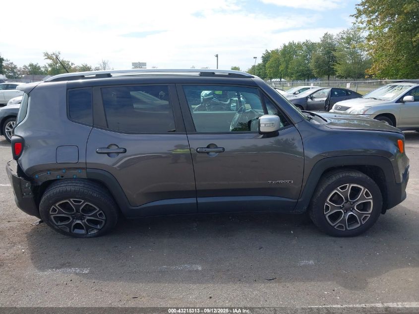 2017 Jeep Renegade Limited 4X4 VIN: ZACCJBDB4HPF23948 Lot: 43215313