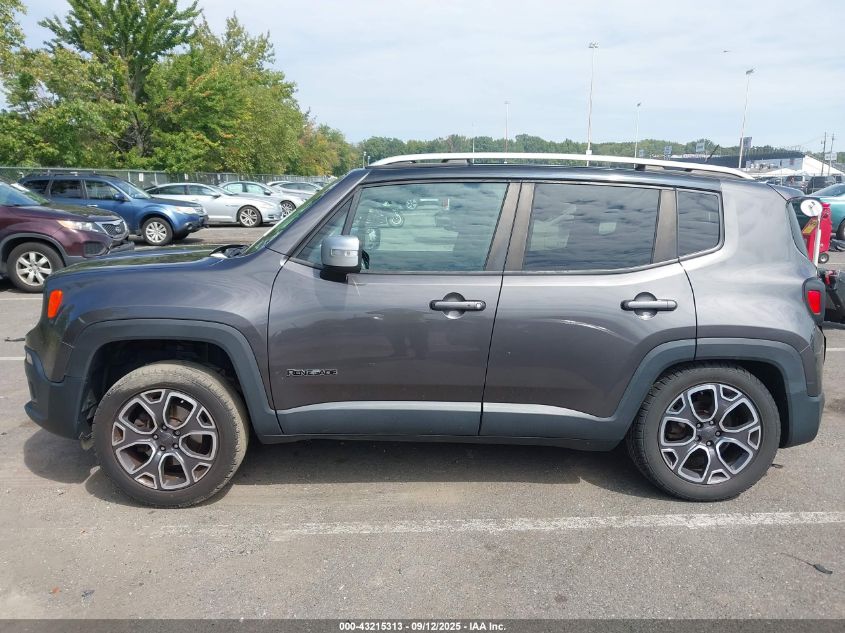 2017 Jeep Renegade Limited 4X4 VIN: ZACCJBDB4HPF23948 Lot: 43215313