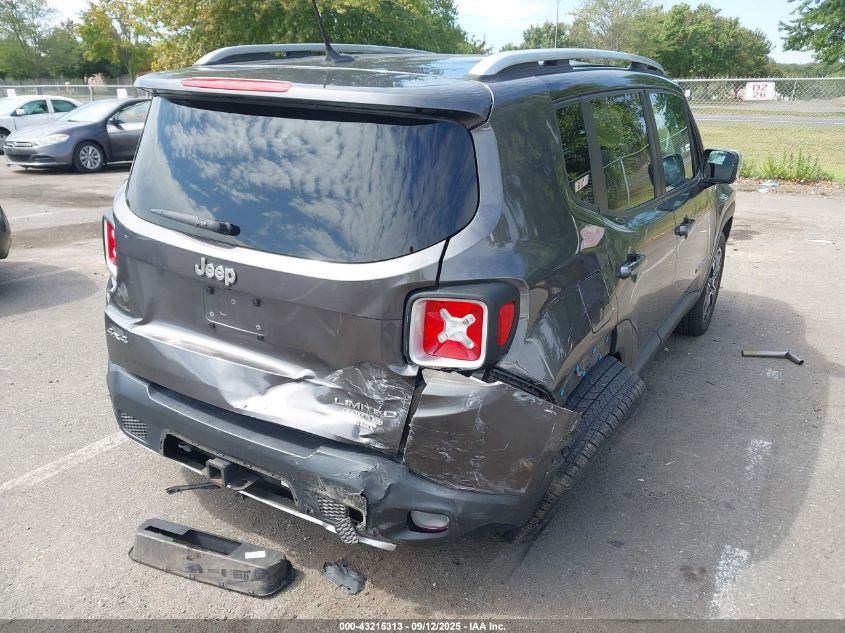 2017 Jeep Renegade Limited 4X4 VIN: ZACCJBDB4HPF23948 Lot: 43215313
