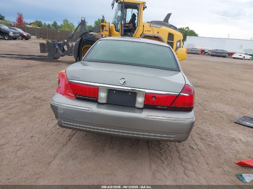 2001 Mercury Grand Marquis Gs VIN: 2MEFM74W91X660965 Lot: 43215336
