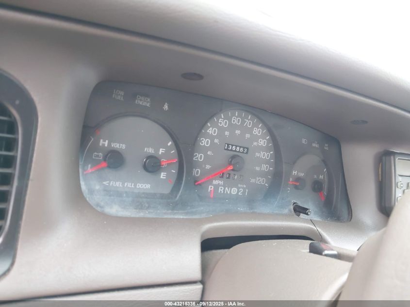 2001 Mercury Grand Marquis Gs VIN: 2MEFM74W91X660965 Lot: 43215336