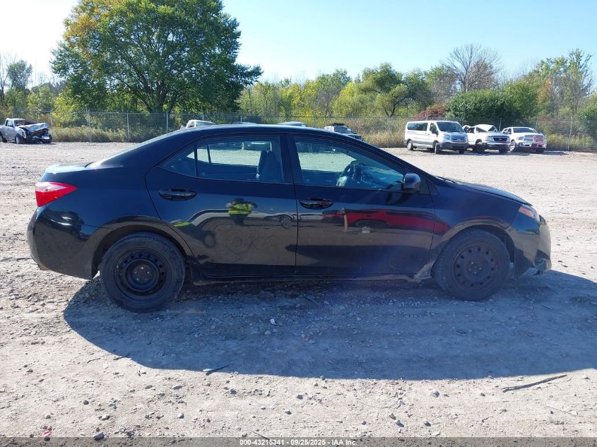 2017 Toyota Corolla Le VIN: 5YFBURHE8HP580844 Lot: 43215341