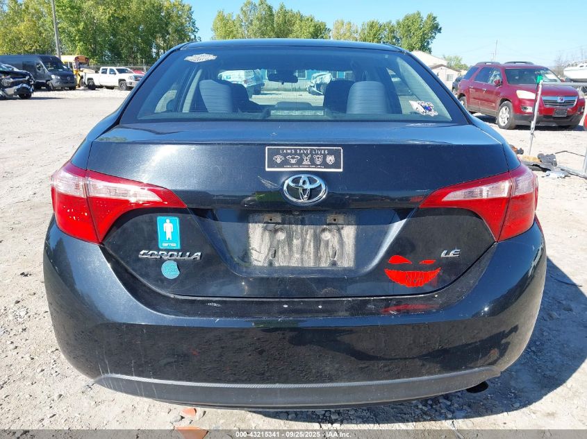 2017 Toyota Corolla Le VIN: 5YFBURHE8HP580844 Lot: 43215341