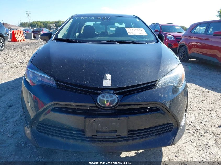 2017 Toyota Corolla Le VIN: 5YFBURHE8HP580844 Lot: 43215341