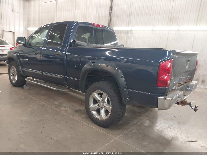 2007 Dodge Ram 1500 Slt/Trx4 Off Road/Sport blue truck gasoline 1D7HU18287J511596 photo #4