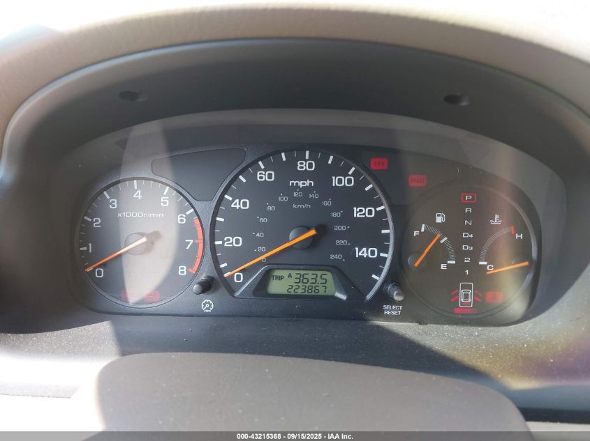 2000 Honda Accord 2.3 Se VIN: 1HGCG567XYA123063 Lot: 43215368