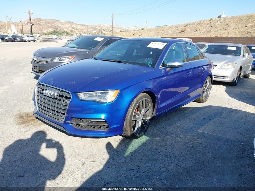 2015 Audi S3 2.0T Premium Plus blue sedan flexible WAUBFGFF9F1102294 photo #3