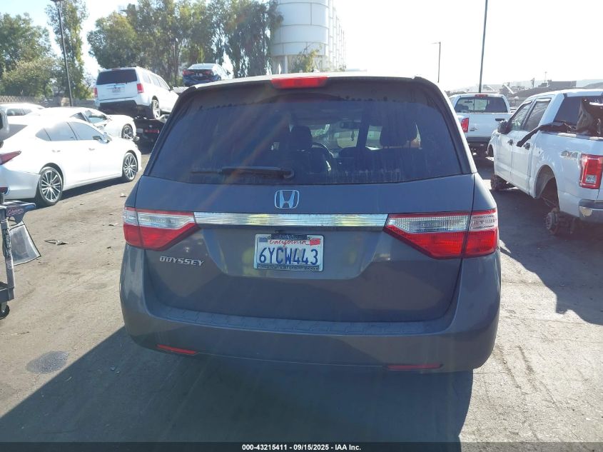 2012 Honda Odyssey Ex-L VIN: 5FNRL5H6XCB139546 Lot: 43215411