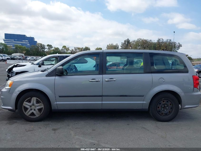 2014 Dodge Grand Caravan American Value Pkg VIN: 2C4RDGBG2ER276224 Lot: 43215487