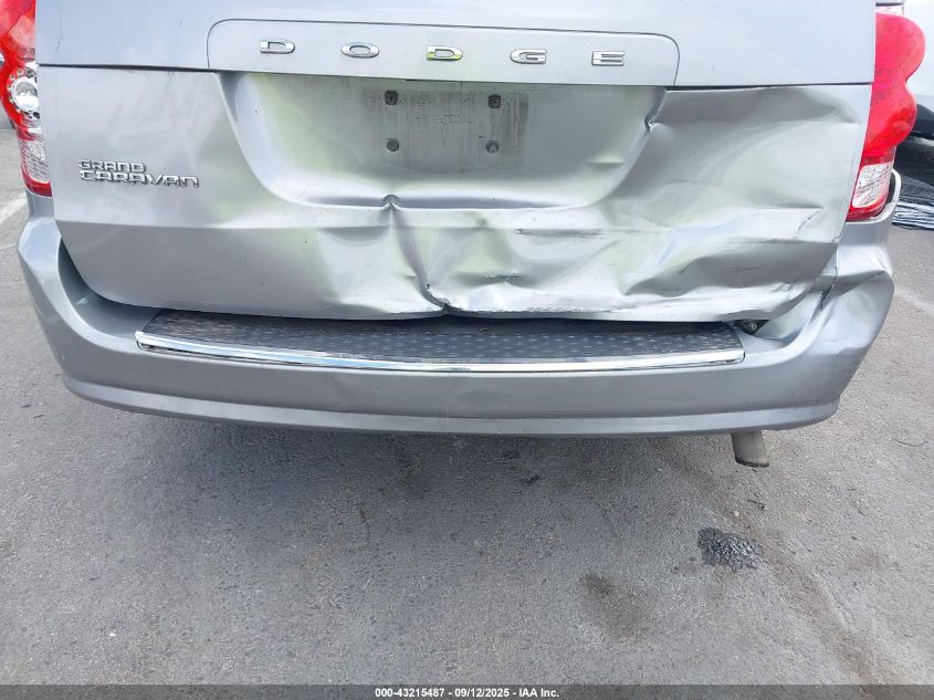 2014 Dodge Grand Caravan American Value Pkg VIN: 2C4RDGBG2ER276224 Lot: 43215487