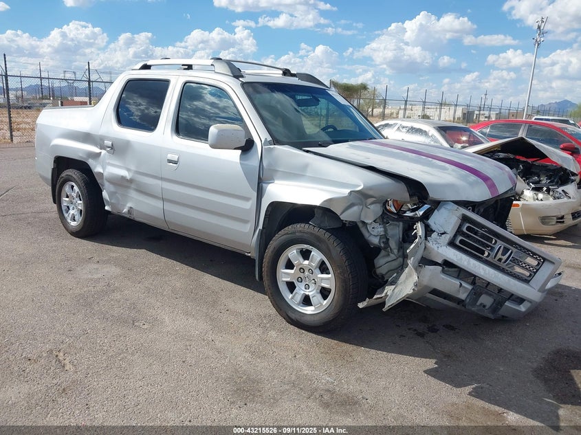 2HJYK16578H517675 2008 Honda Ridgeline Rtl auction photo 1