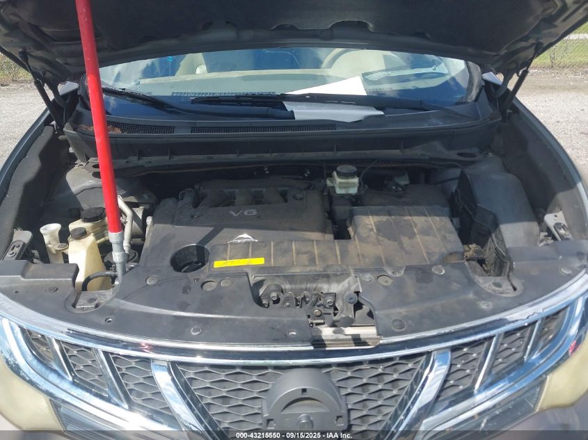 2011 Nissan Murano Sl VIN: JN8AZ1MW0BW182947 Lot: 43215550