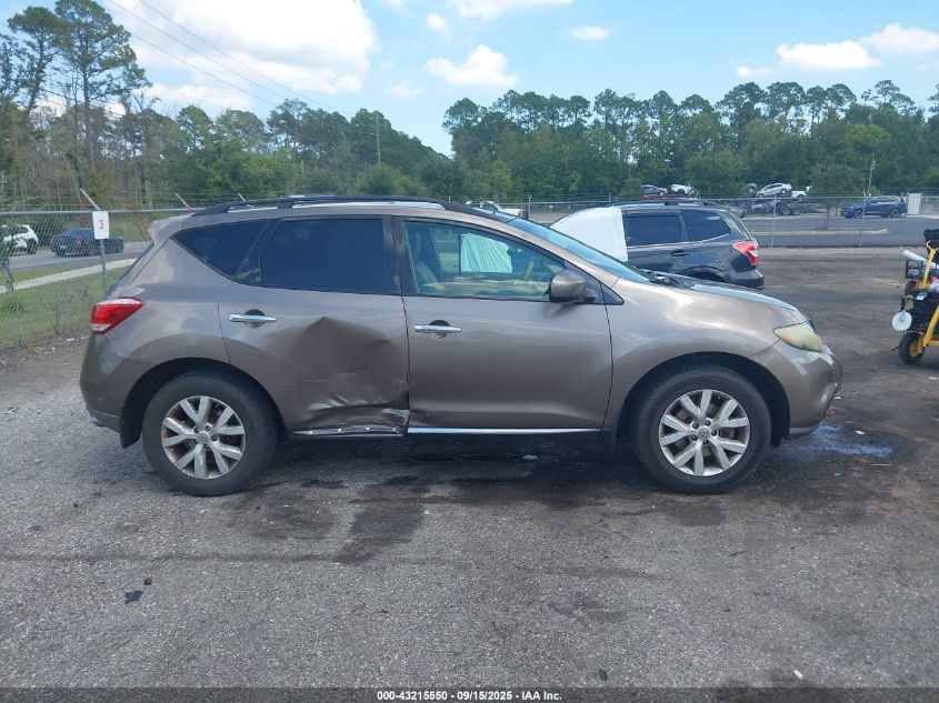 2011 Nissan Murano Sl VIN: JN8AZ1MW0BW182947 Lot: 43215550