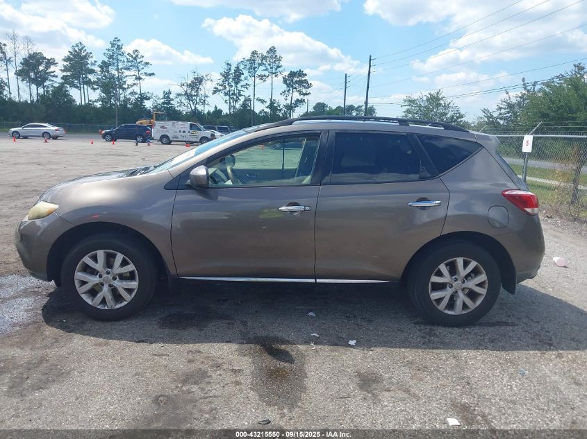 2011 Nissan Murano Sl VIN: JN8AZ1MW0BW182947 Lot: 43215550