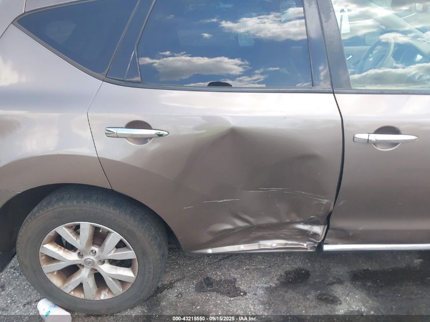 2011 Nissan Murano Sl VIN: JN8AZ1MW0BW182947 Lot: 43215550