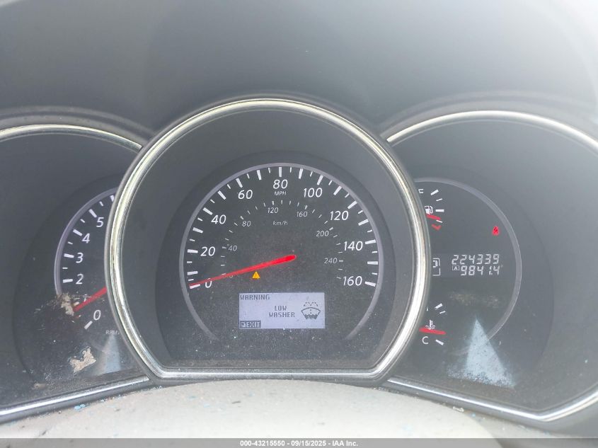 2011 Nissan Murano Sl VIN: JN8AZ1MW0BW182947 Lot: 43215550