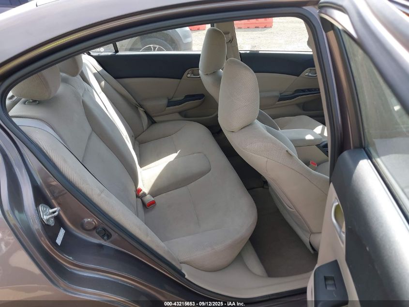 2012 Honda Civic Lx VIN: 2HGFB2F51CH516520 Lot: 43215653