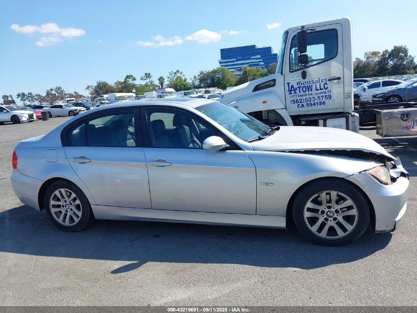 2006 BMW 325I VIN: WBAVB135X6KX37228 Lot: 43215691