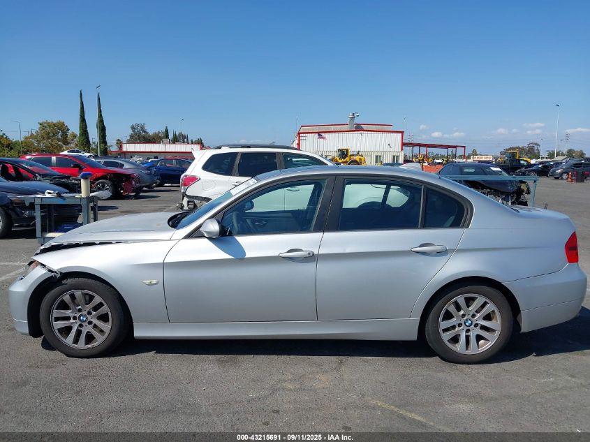 2006 BMW 325I VIN: WBAVB135X6KX37228 Lot: 43215691